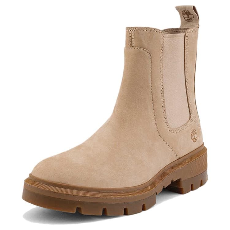 Ботинки челси Timberland Короткий Челси Женский Бежевый - изображение 2