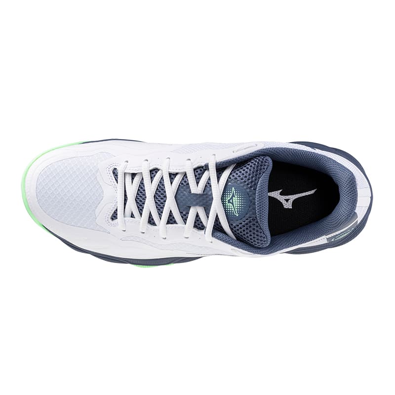 Кроссовки для тенниса Mizuno Wave Enforce Амортизация Устойчивость к истиранию Низкий верх Теннисные кроссовки Унисекс Белый - изображение 3