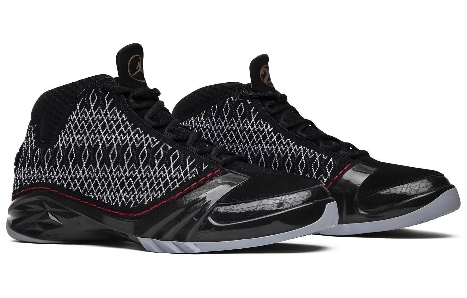 Ретро баскетбольные кроссовки Jordan Air Jordan 23 Black Stealth - изображение 3