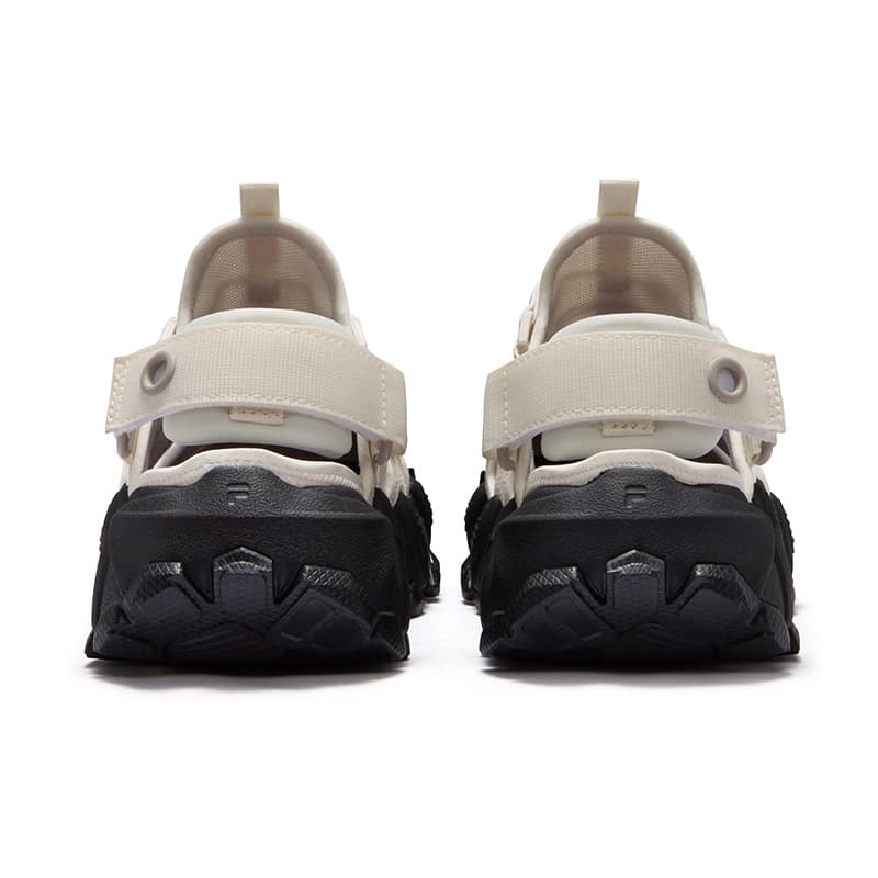 Сандалии FILA FUSION EXOCET SANDAL Mountains Sandal Дышащая Обувь для водного туризма Женская Молочно-белая и Рустикально-серая - изображение 4