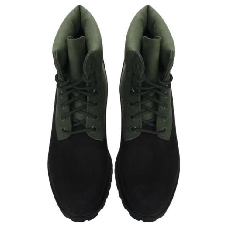 Сапоги Timberland 6 Inch Ботильоны Мужские Черные Зеленые - изображение 4