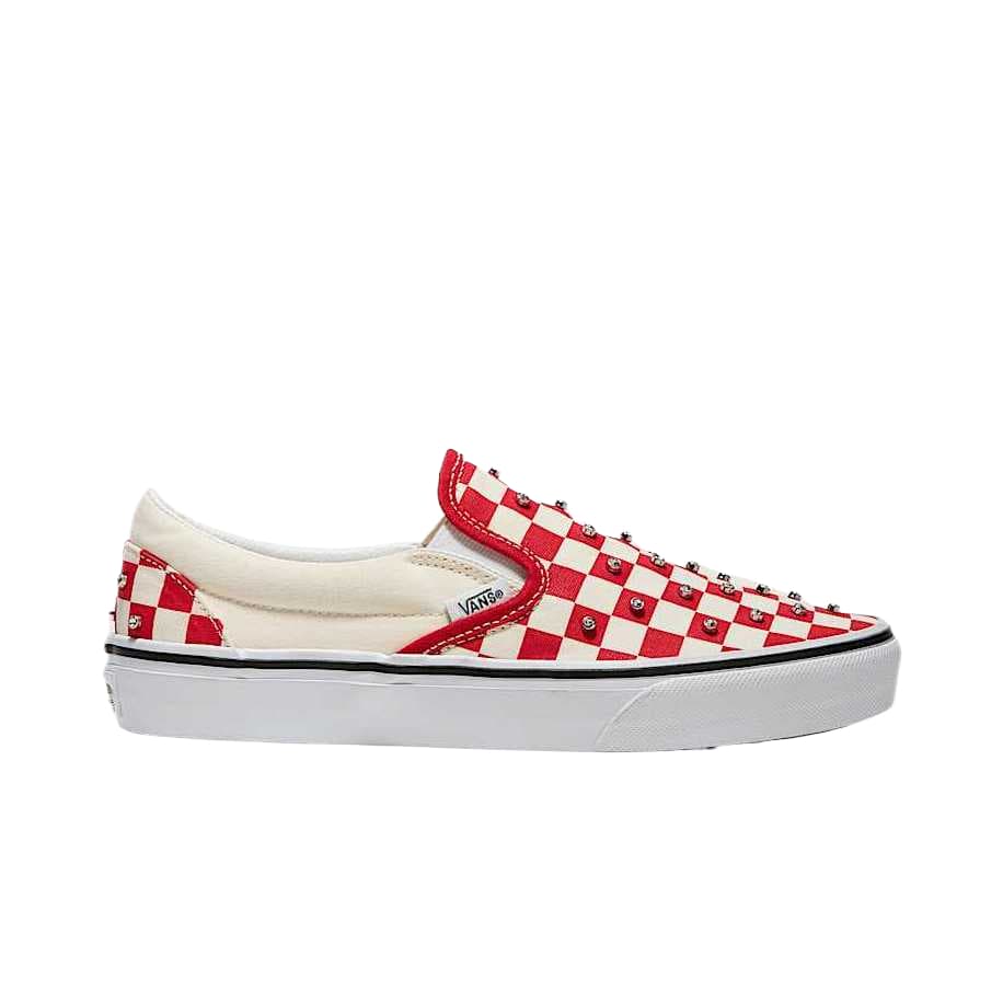 Кеды Vans Classic Slip On Износостойкие Низкие Кеды Унисекс Красные - изображение 2