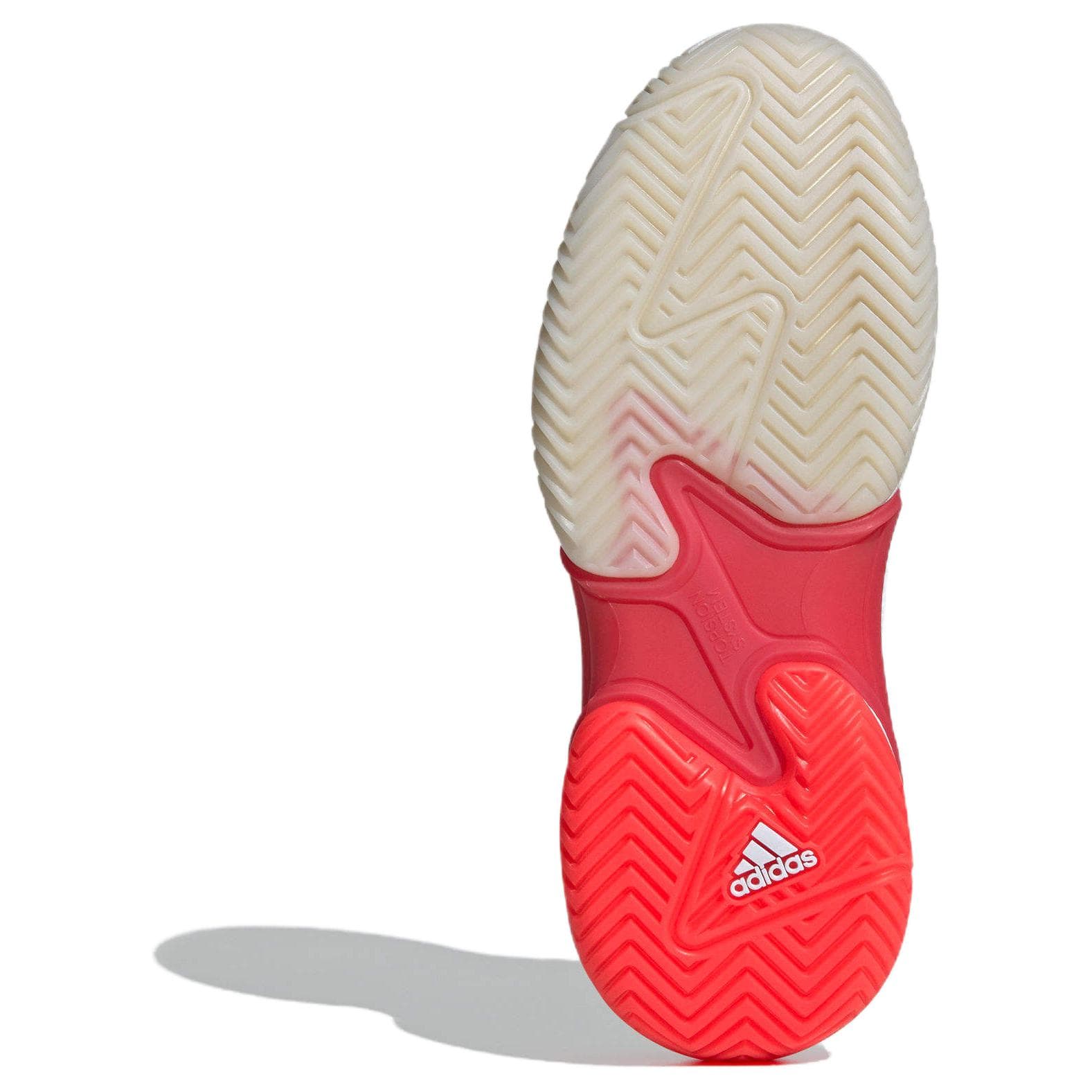 Кроссовки для тенниса Adidas Barricade 13 Low Топ Теннисные Кроссовки Женские Белые Красные - изображение 5