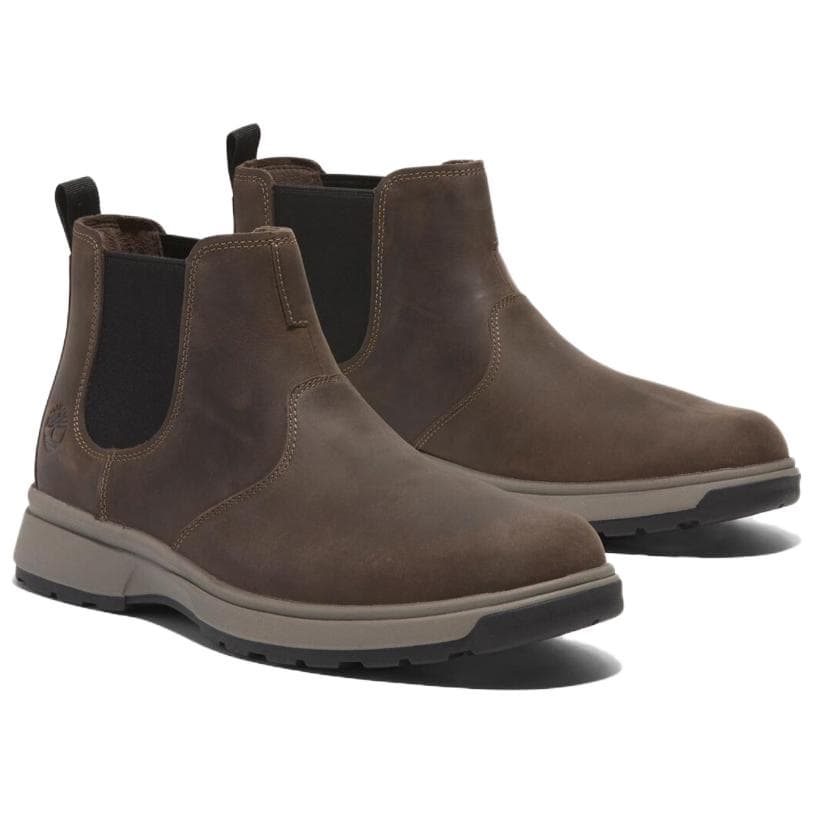 Ботинки челси Timberland Короткий Челси Мужской Темно-Коричневый - изображение 4