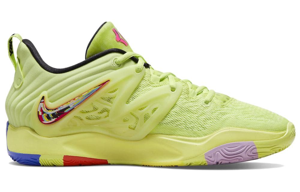 Кроссовки для баскетбола Nike KD 15 Fluorescent Yellow - изображение 2