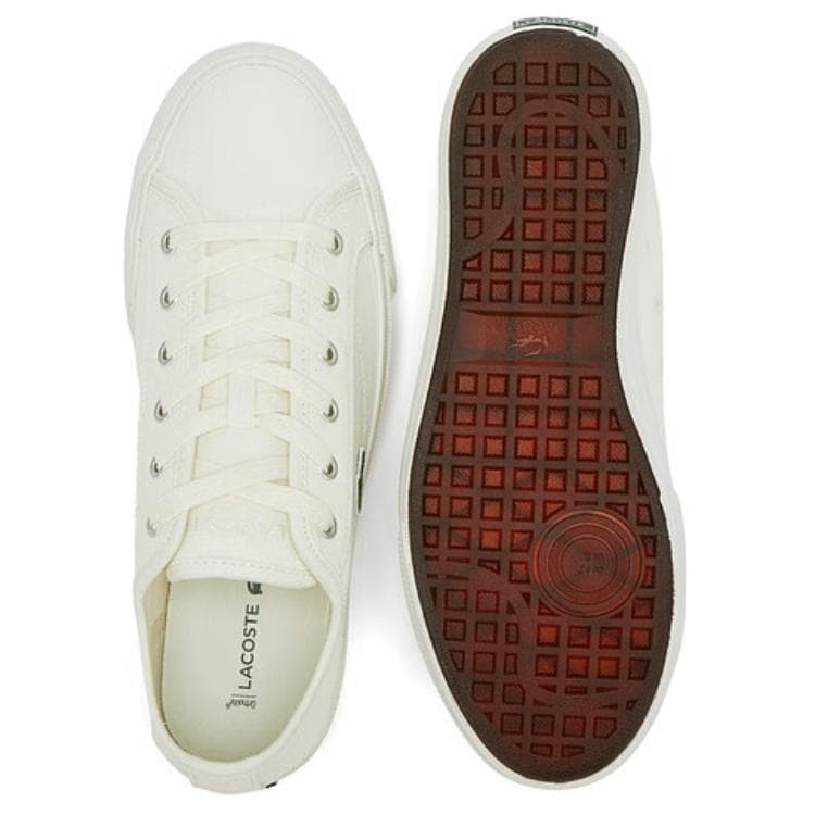 Кеды LACOSTE Backcourt Low Топ Кеды Мужские Экрю - изображение 5