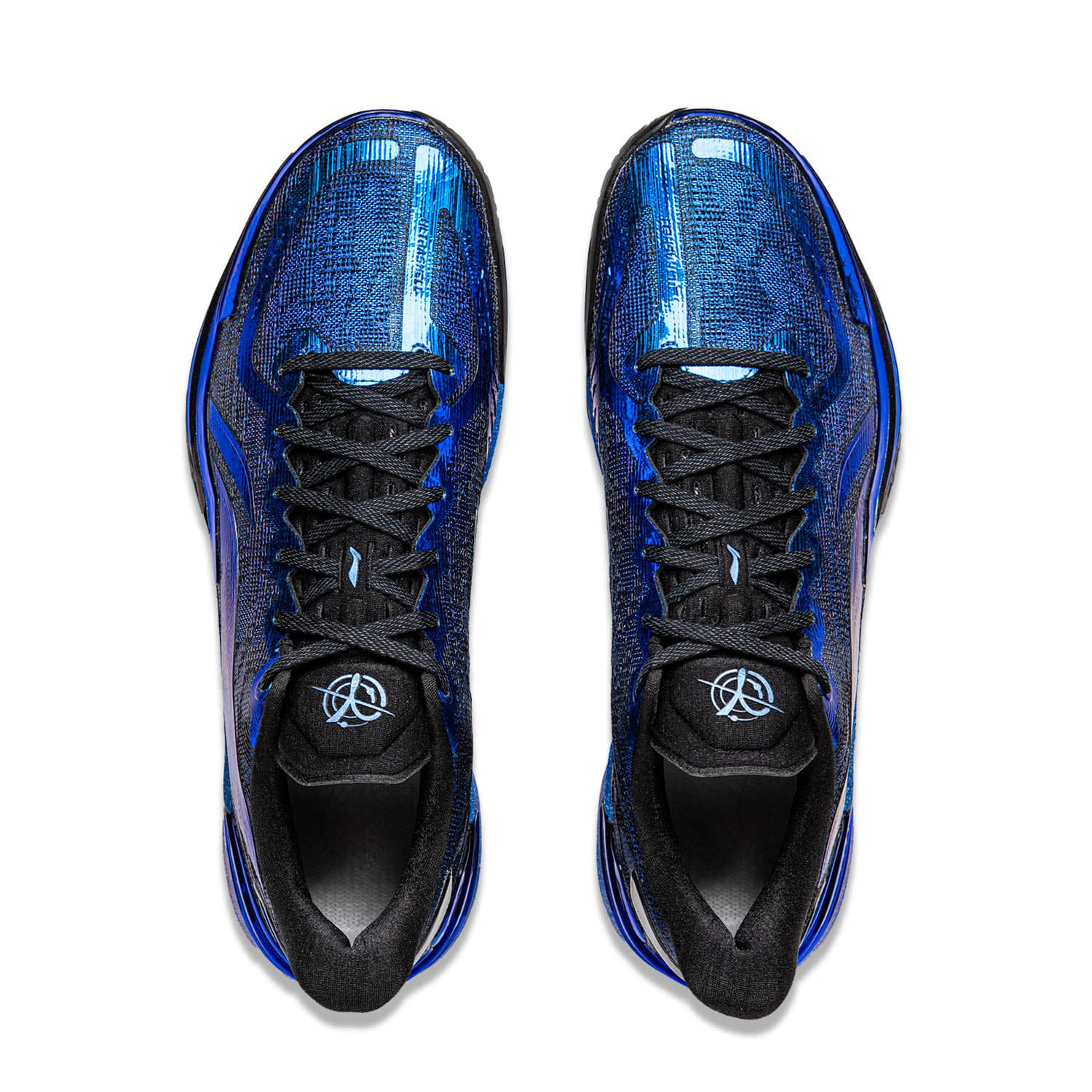 Кроссовки для баскетбола Li-Ning Гамма Синие слезы Карбоновая сердцевинная технология Карбон-пена единая Стабильный Лоу-топы Баскетбольные кроссовки Мужской Синий - изображение 4