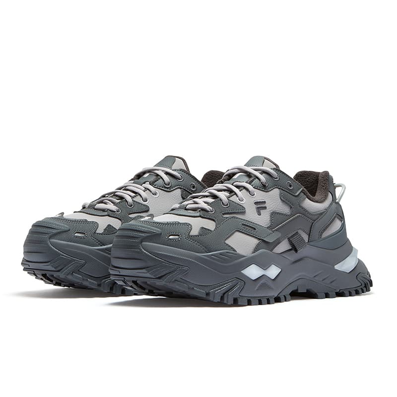Кроссовки FILA FUSION BIANCO WE Массивные кроссовки Мужской Теневой черно-серый - изображение 2