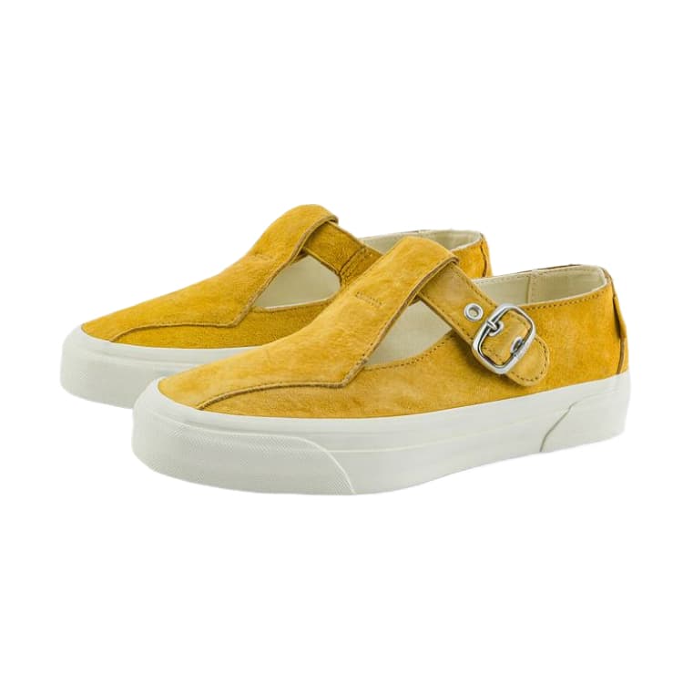 VANS LX MARY JANE 93 Тонкие и Без Форма Туфли Мэри Джейн Средний Каблук 3,5 см Унисекс Золото - изображение 3