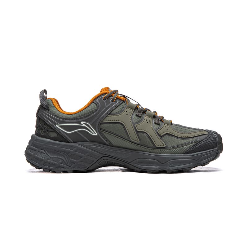 Кроссовки Li-Ning LINING Cloud На открытом воздухе CF Активный отдых Лоу-топы Походная обувь Унисекс Зеленый - изображение 2