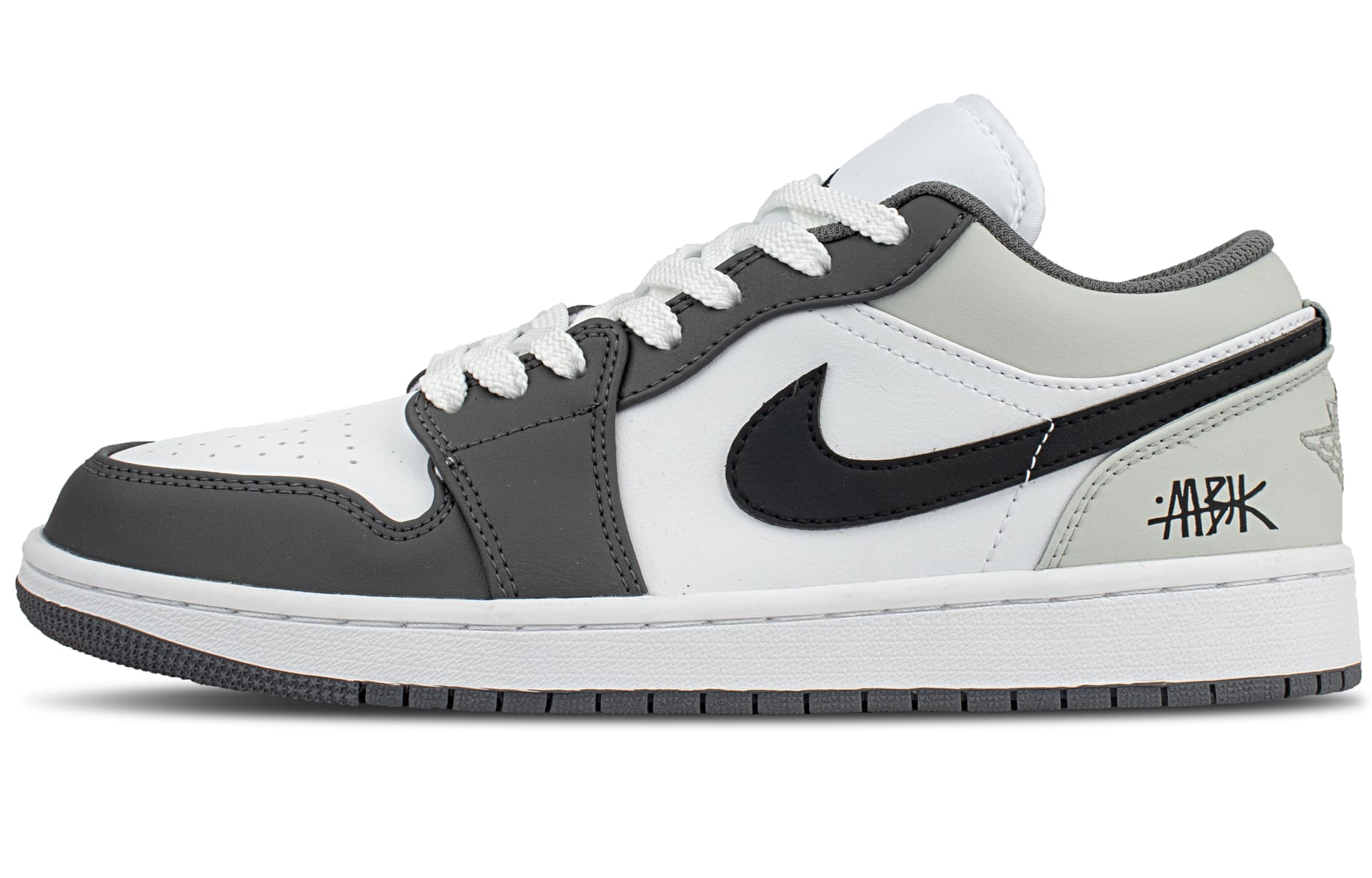 Ретро баскетбольные кроссовки Jordan Air Jordan 1 Low Grey - изображение 2