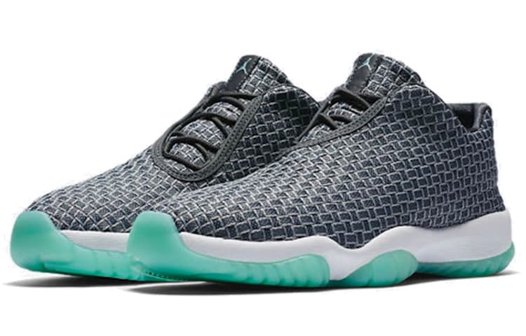 Ретро баскетбольные кроссовки Jordan Future Low Grey Blue - изображение 3