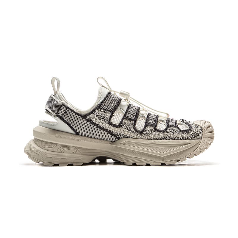 Кроссовки Li NING Outdoor Counterflow Xunchuan Ткань Дышащая Устойчивая к истиранию Низкий Топ Походная обувь Унисекс Экрю - изображение 2