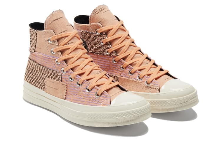 Кеды Converse Chuck 70 Plus Patchwork Brown Orange - изображение 4