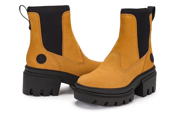 Ботинки челси Timberland Колено Высокий Челси Женский Пшеничный - изображение 5