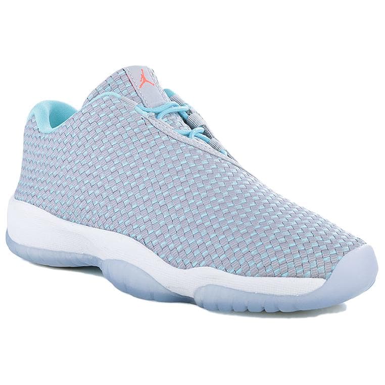 Ретро баскетбольные кроссовки Jordan Future Low GS Grey Blue - изображение 2