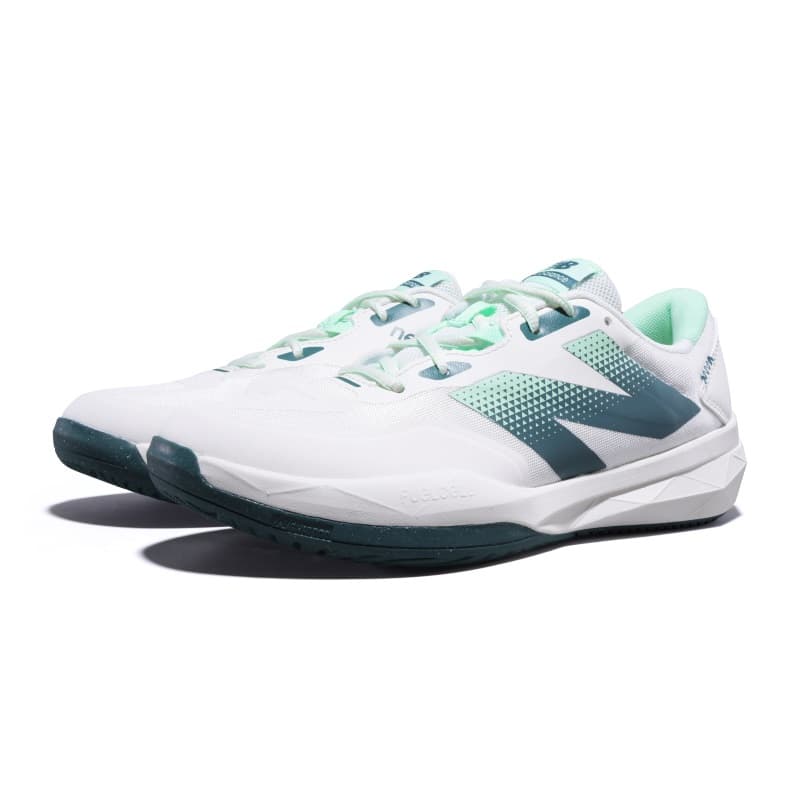 Кроссовки для тенниса New Balance NB 796 Противоскользящие Устойчивые к истиранию Дышащие Низкие Кроссовки для Тениса Женские Белые Зеленые - изображение 3