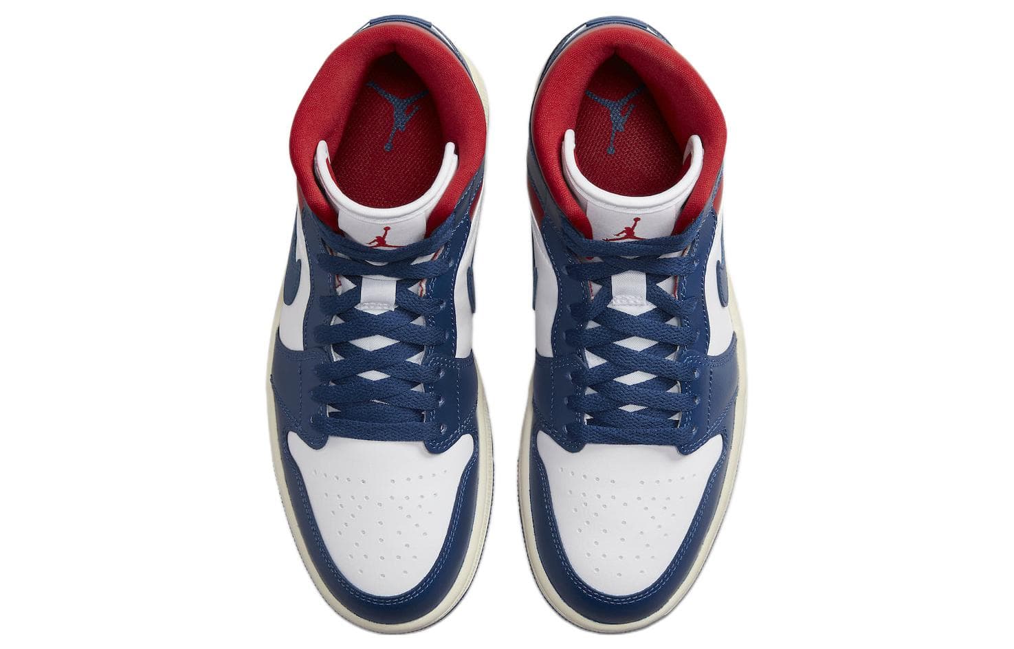 Ретро баскетбольные кроссовки Jordan Air Jordan 1 Mid "French Blue" - изображение 4