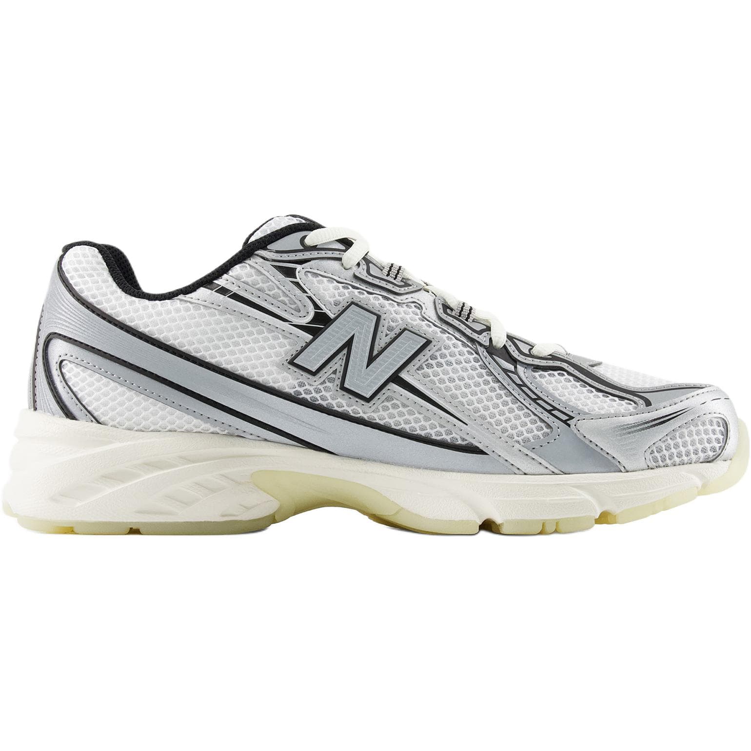 Кроссовки New Balance NB 740 Устойчивые к истиранию Низкие Кроссовки Унисекс Белые Серые - изображение 2