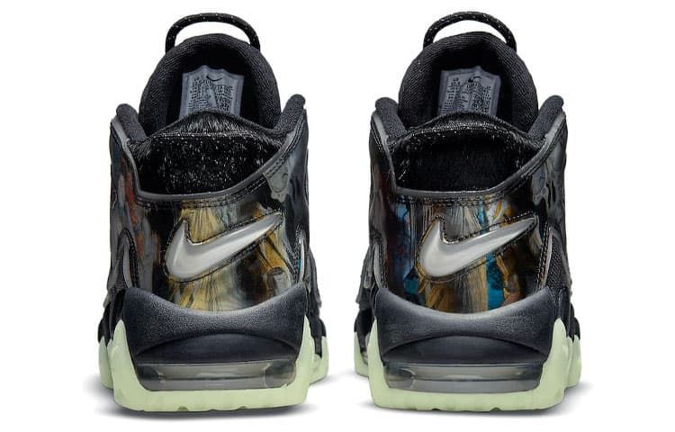 Кроссовки для баскетбола Nike Air More Uptempo 96 "Utagawa Kuniyoshi" Black Green - изображение 5