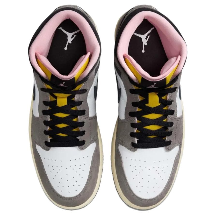 Ретро баскетбольные кроссовки Travis Scott x Air Jordan 1 "Cave Stone" - изображение 3