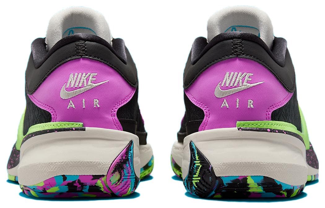 Кроссовки для баскетбола Nike Freak 5 Black Green - изображение 5