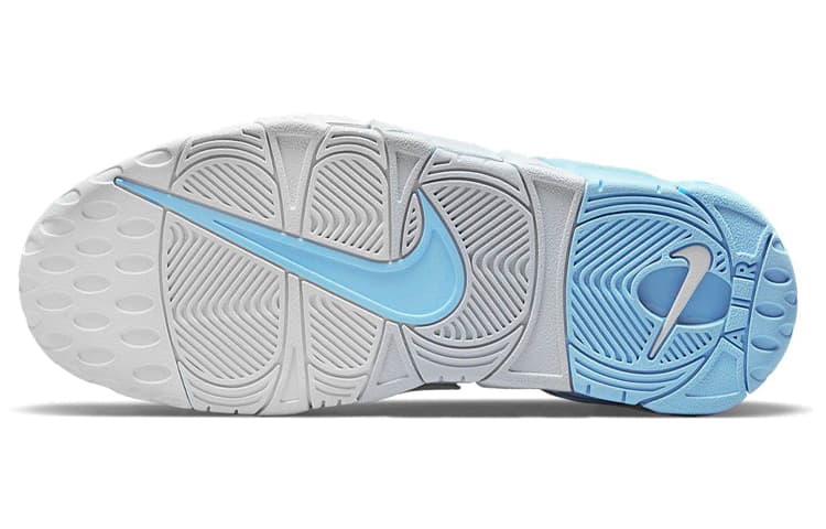 Кроссовки для баскетбола Nike Air More Uptempo White Blue - изображение 6