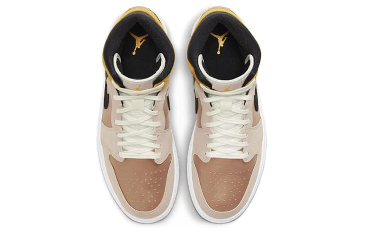 Ретро баскетбольные кроссовки Jordan Air Jordan 1 Mid SE "Particle Beige" - изображение 4