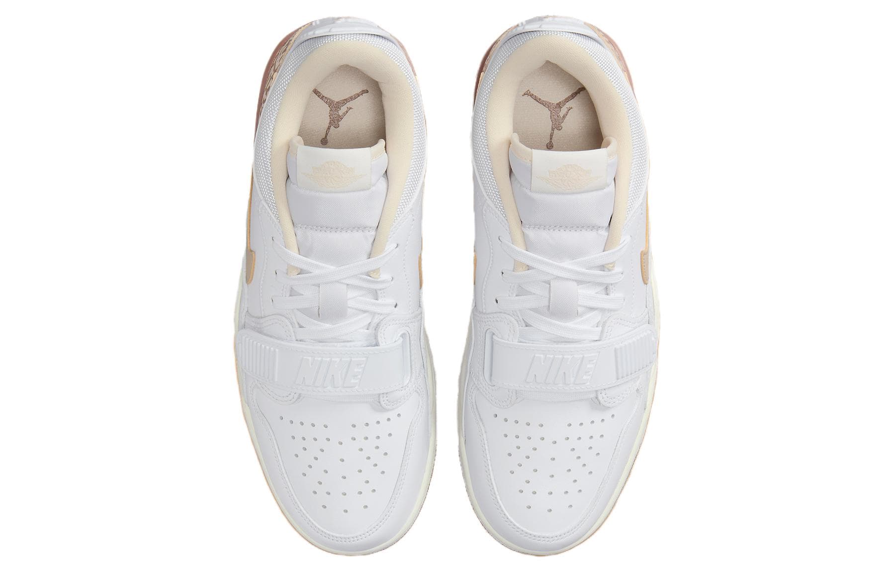 Ретро баскетбольные кроссовки Jordan Legacy 312 White Brown - изображение 4