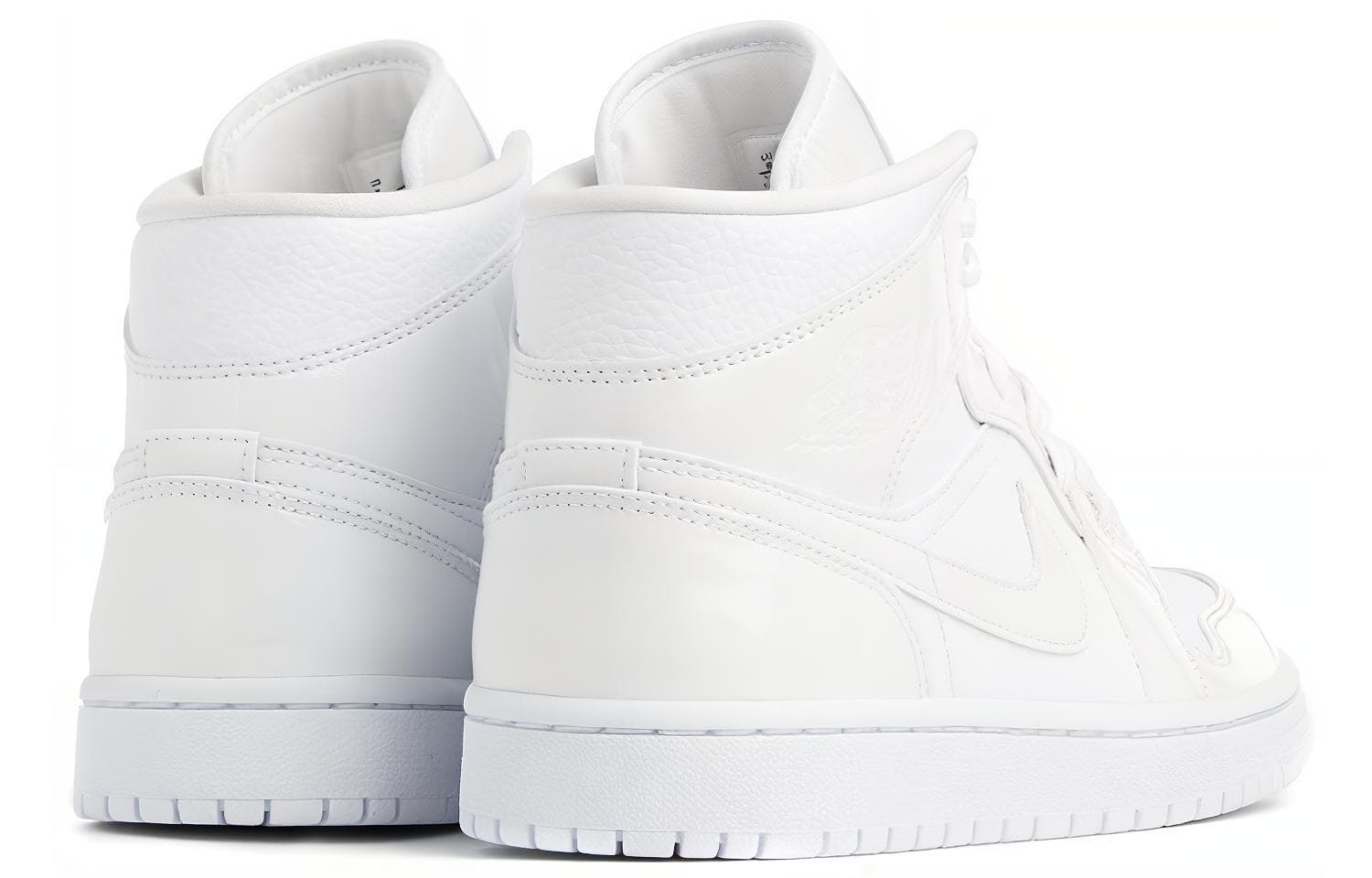 Ретро баскетбольные кроссовки Jordan Air Jordan 1 Mid White Patent — фото 4