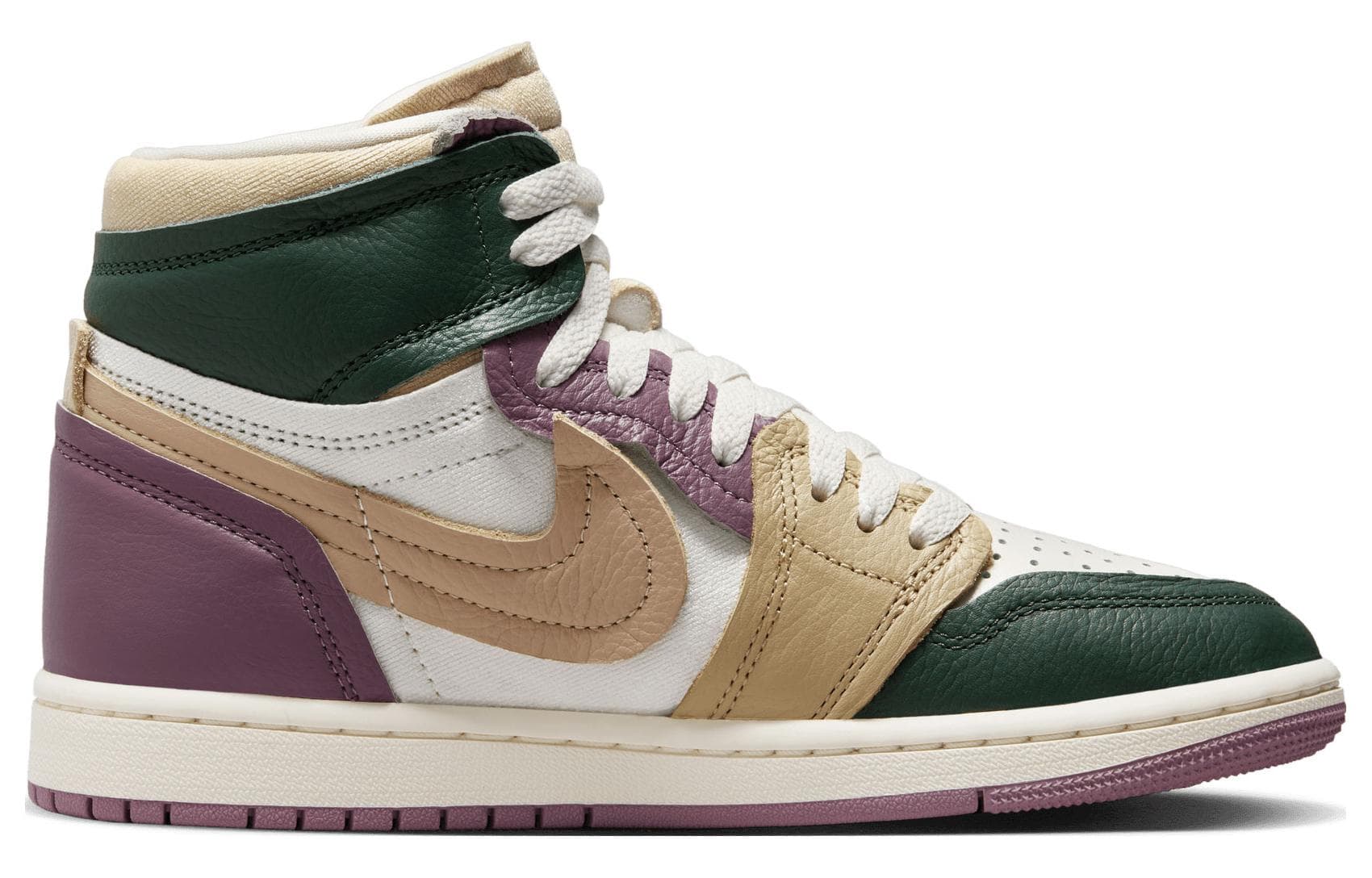 Ретро баскетбольные кроссовки Jordan Air Jordan 1 MM High "Galactic Jade" - изображение 2