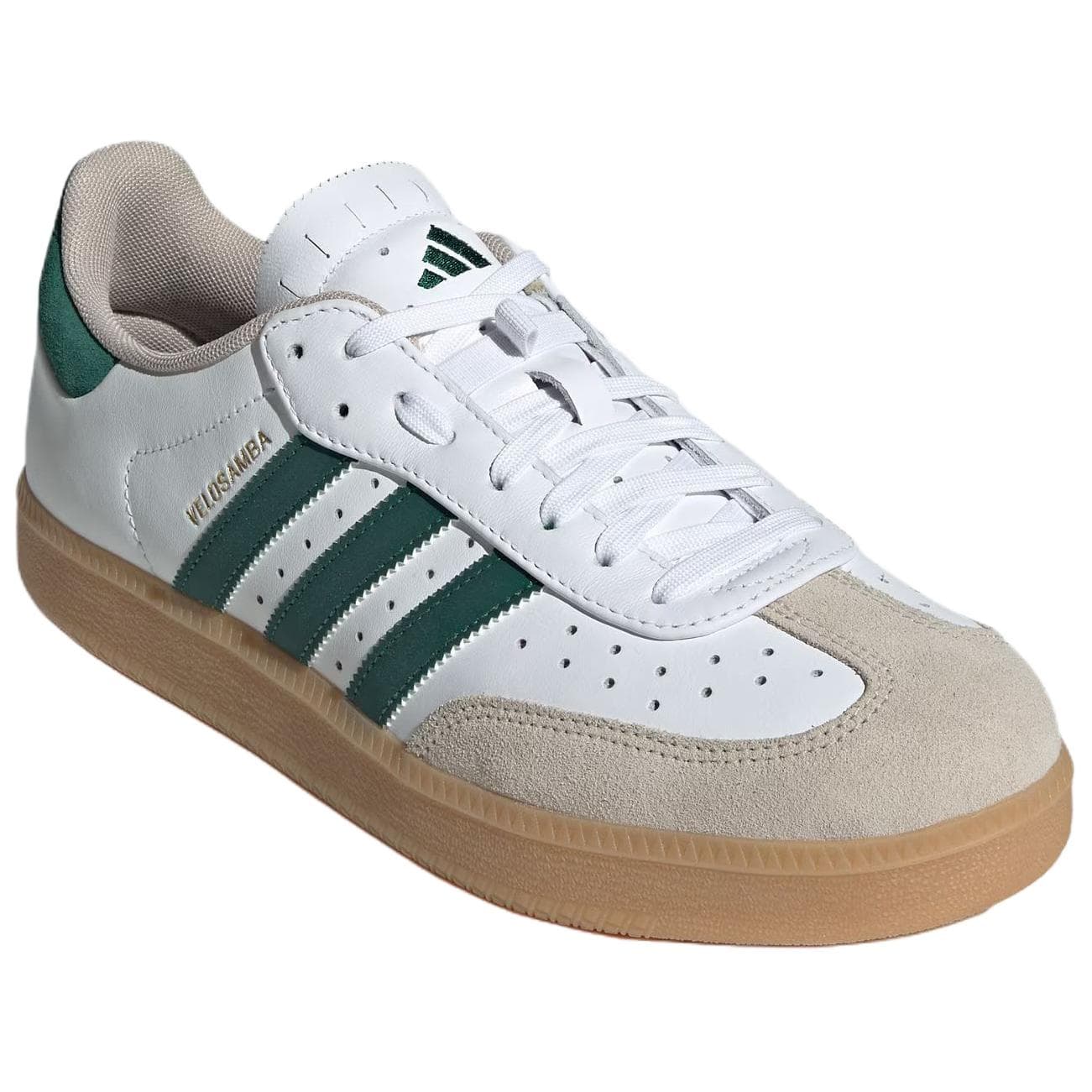 Кроссовки для велоспорта Adidas Velosamba Low Топ Велосипедные кроссовки Унисекс Белый Зеленый - изображение 3