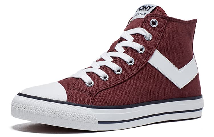 Кеды Pony Shooter High Top Burgundy - изображение 2