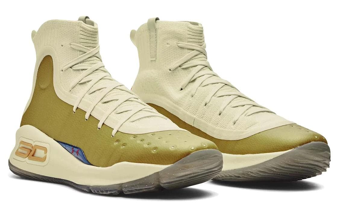 Кроссовки для баскетбола Under Armour Curry 4 Lemon Ice Yellow - изображение 3