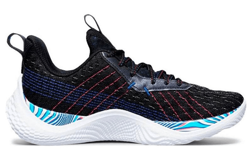 Кроссовки для баскетбола Under Armour Curry 10 Black Blue White - изображение 2