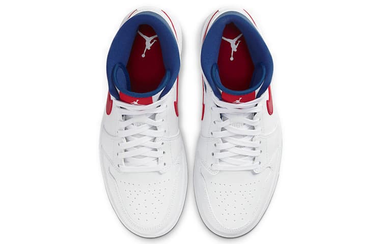 Ретро баскетбольные кроссовки Jordan Air Jordan 1 Mid University Red — фото 4