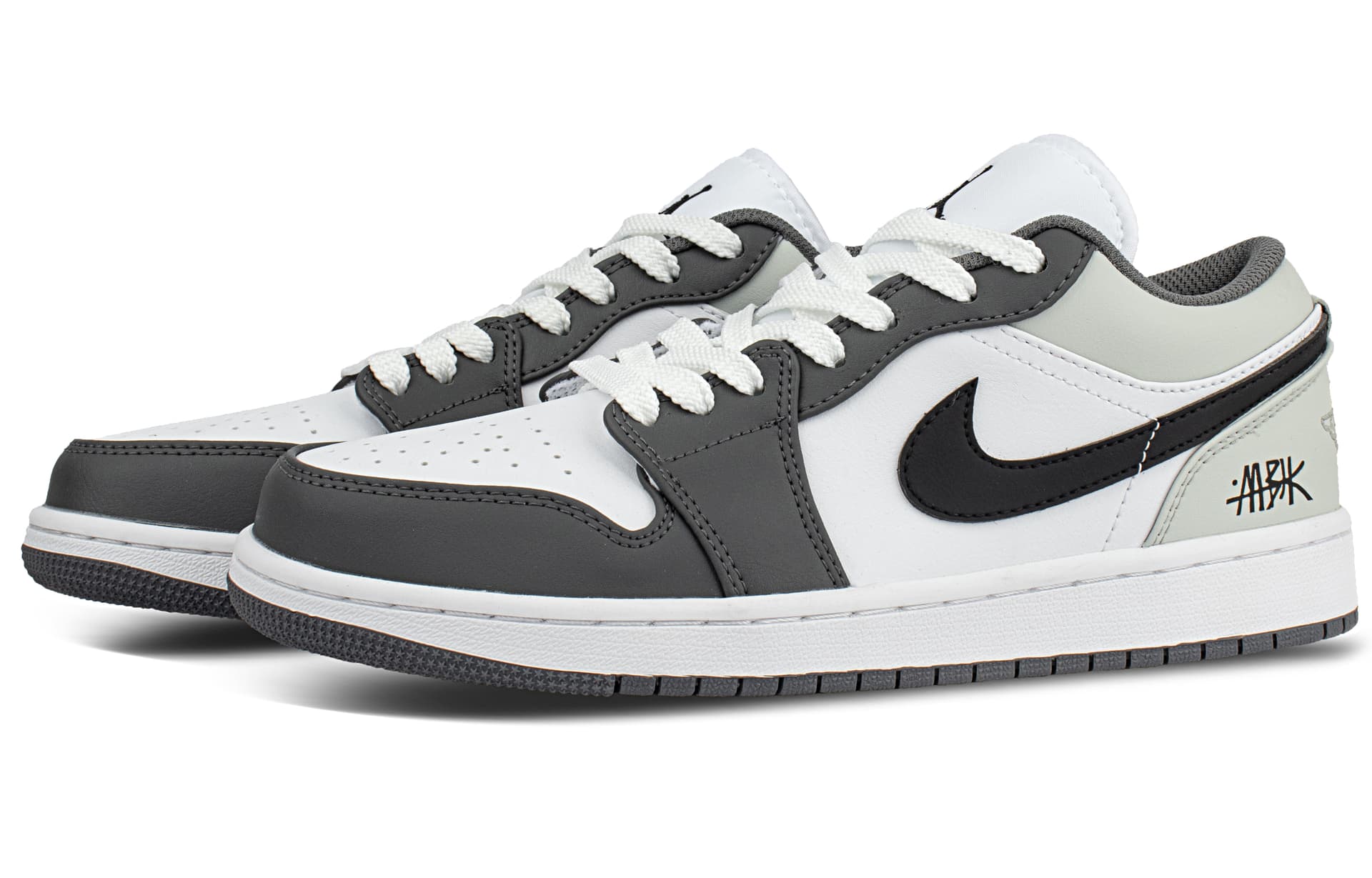 Ретро баскетбольные кроссовки Jordan Air Jordan 1 Low Grey - изображение 4