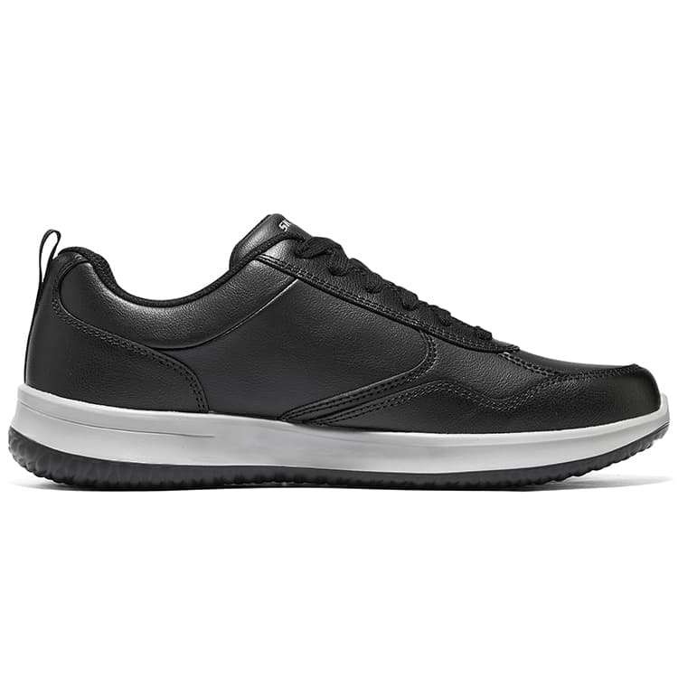 Ботинки Skechers Delson 1,0 Кожаная Низкая Обувь для Скейтбординга Мужская Черно-Белая - изображение 2