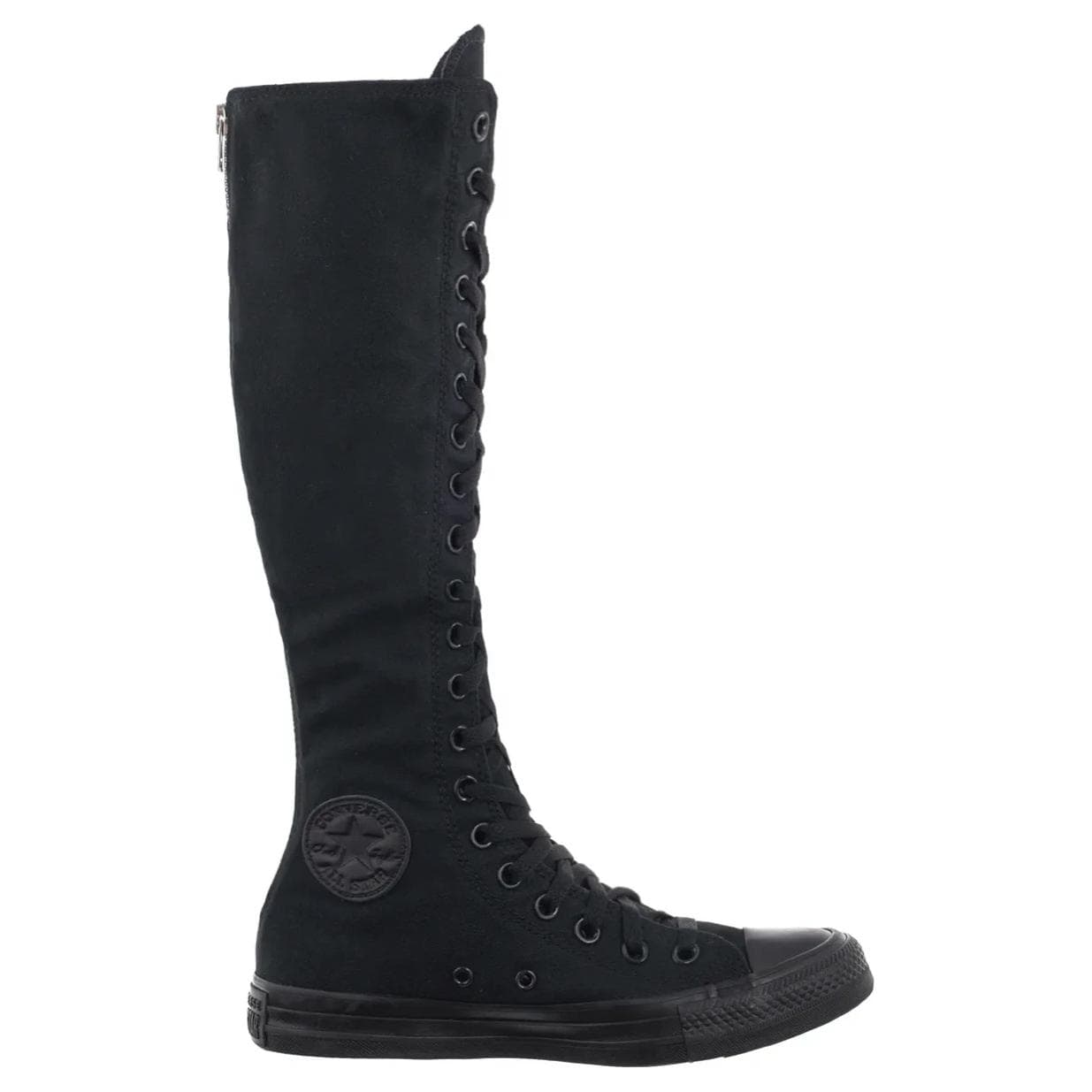 Ботинки Converse Chuck TAYLOR All Star Колено Высокие сапоги Унисекс Черные - изображение 2