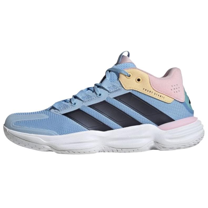 Кроссовки для спортзала Adidas COURT STABIL Противоскользящие Износостойкие Противоскользящие Износостойкие MID Топ Кроссовки для тренировок - изображение 1