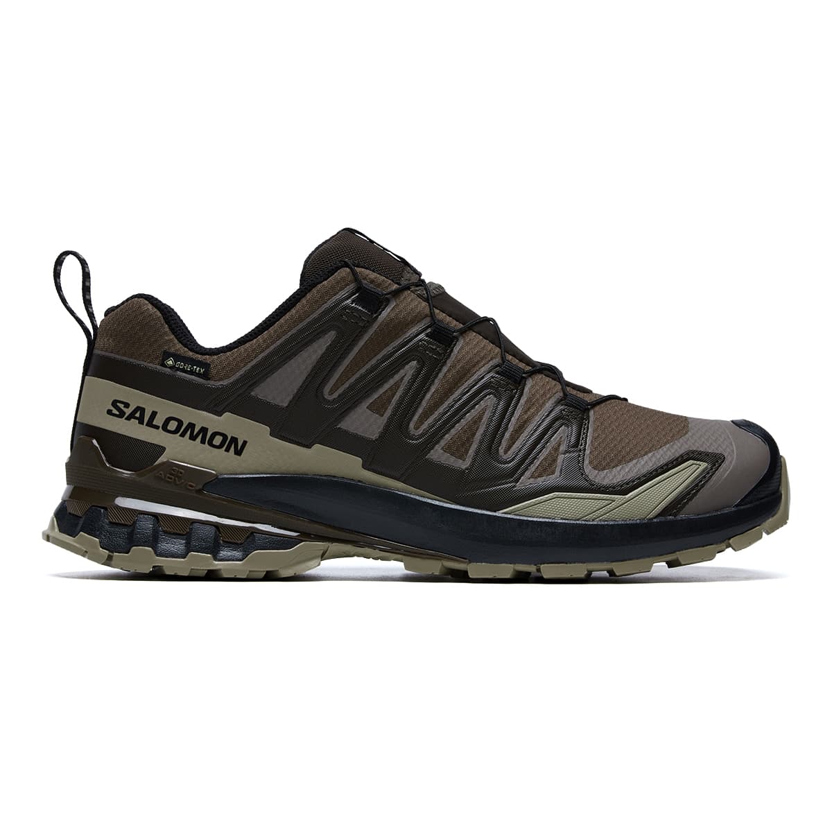 Кроссовки SALOMON XA Pro 3D V9 Ткань Водонепроницаемый и дышащий Low Топ Альпинистское приключение Обувь Мужской Коричневый - изображение 2