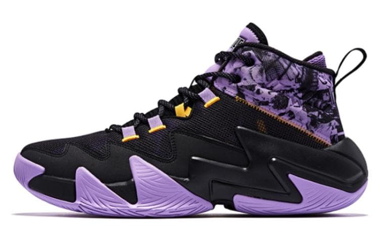 Кроссовки для баскетбола Jordan Break Shadow 2 High Black Purple - изображение 1