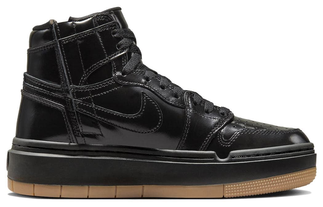 Ретро баскетбольные кроссовки Jordan Air Jordan 1 Elevate Black Gum - изображение 2