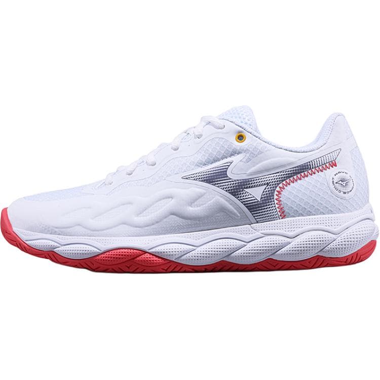 Кроссовки для тенниса Mizuno WAVE ENFORCE COURT Дышащие Низкие Теннисные Кроссовки Женские Белые - изображение 1