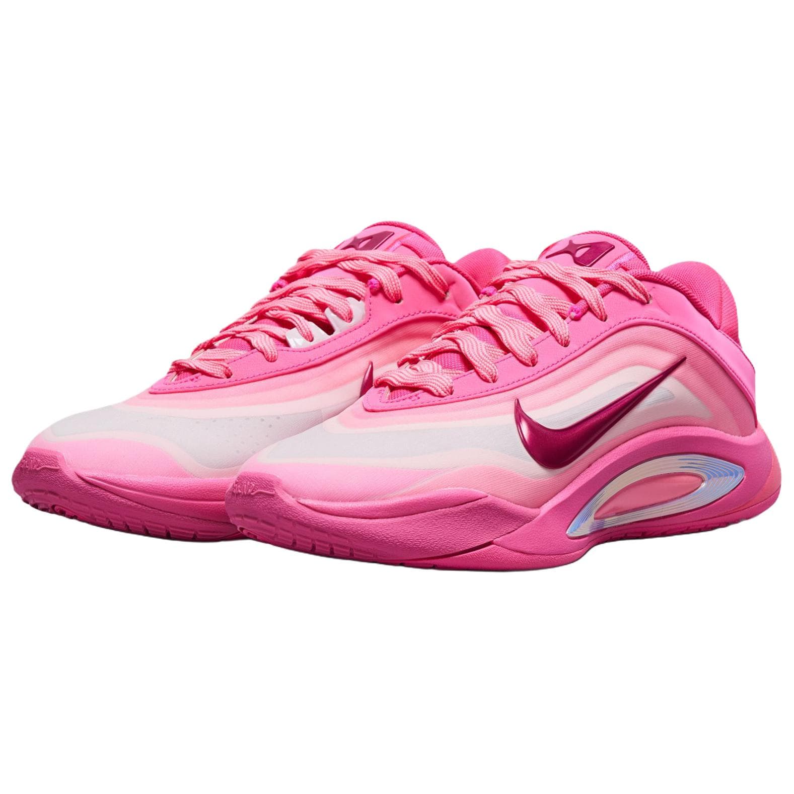 Кроссовки для баскетбола Nike A'One Low Баскетбольные кроссовки Унисекс Розовые - изображение 3