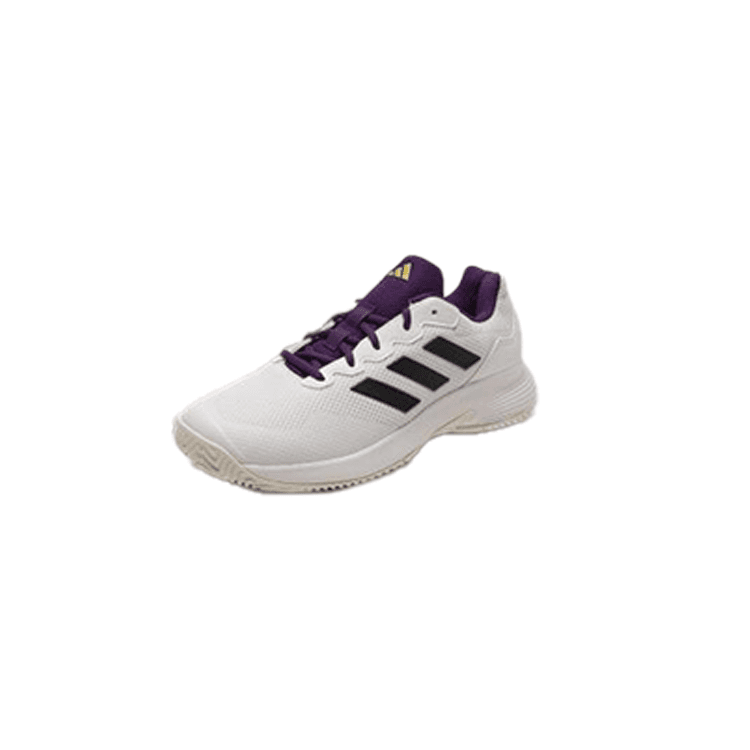 Кроссовки для тенниса Adidas GAMECOURT 2 Дышащие Легкие Низкие Теннисные Кроссовки Мужские Белые - изображение 3