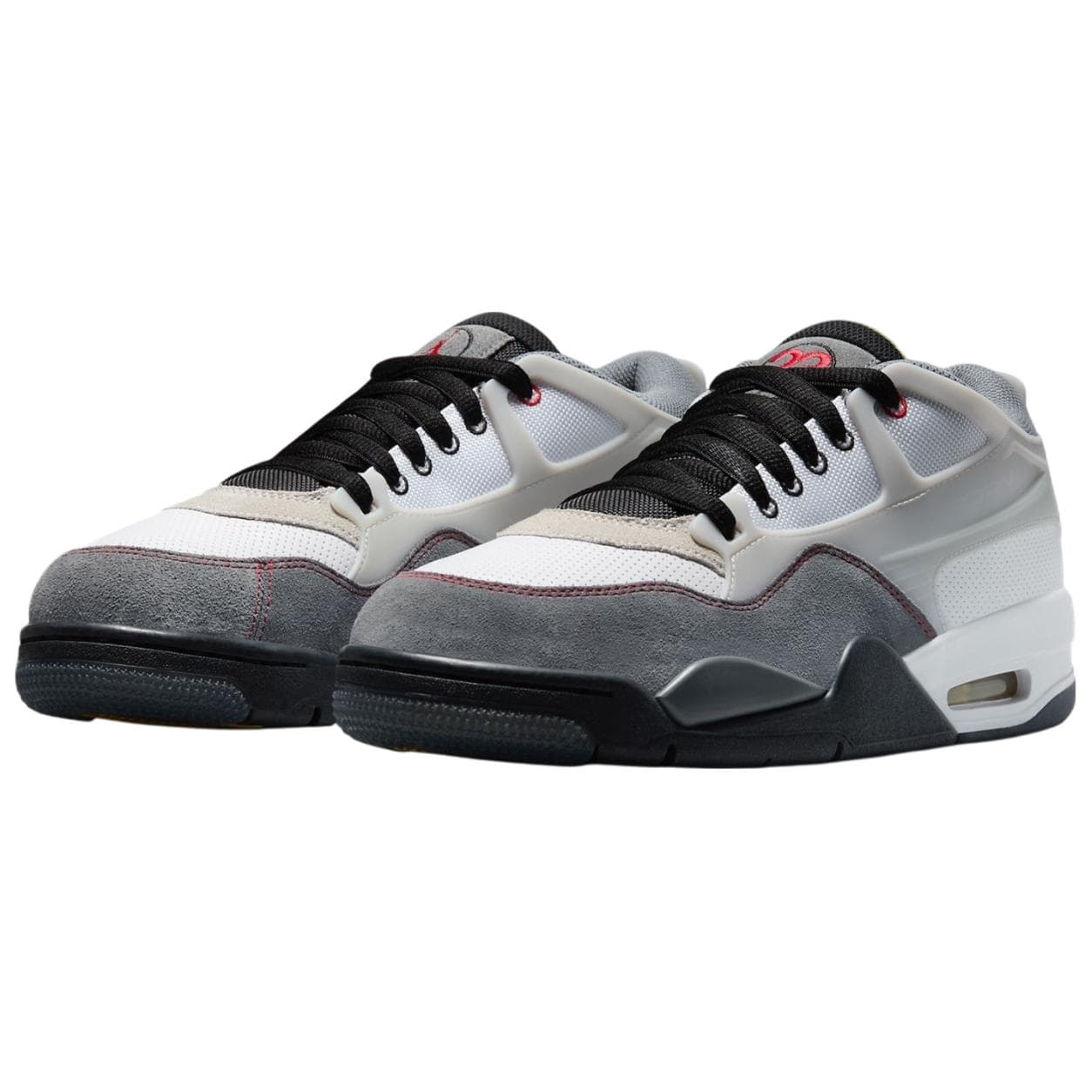 Ретро баскетбольные кроссовки Jordan Air Jordan 4 Retro Grey White - изображение 3