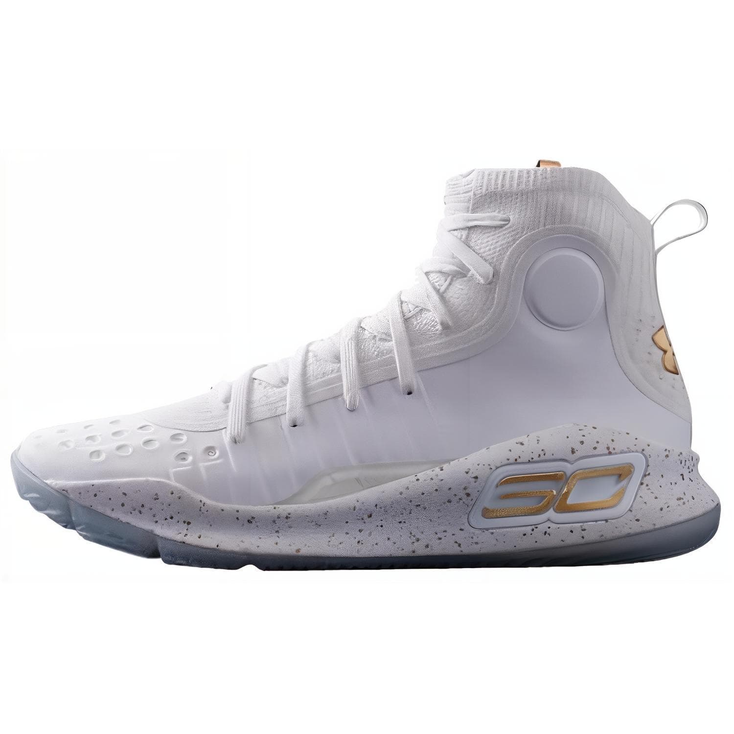 Кроссовки для баскетбола Under Armour Curry 4 High Топ Баскетбольные кроссовки Унисекс Белый - изображение 1