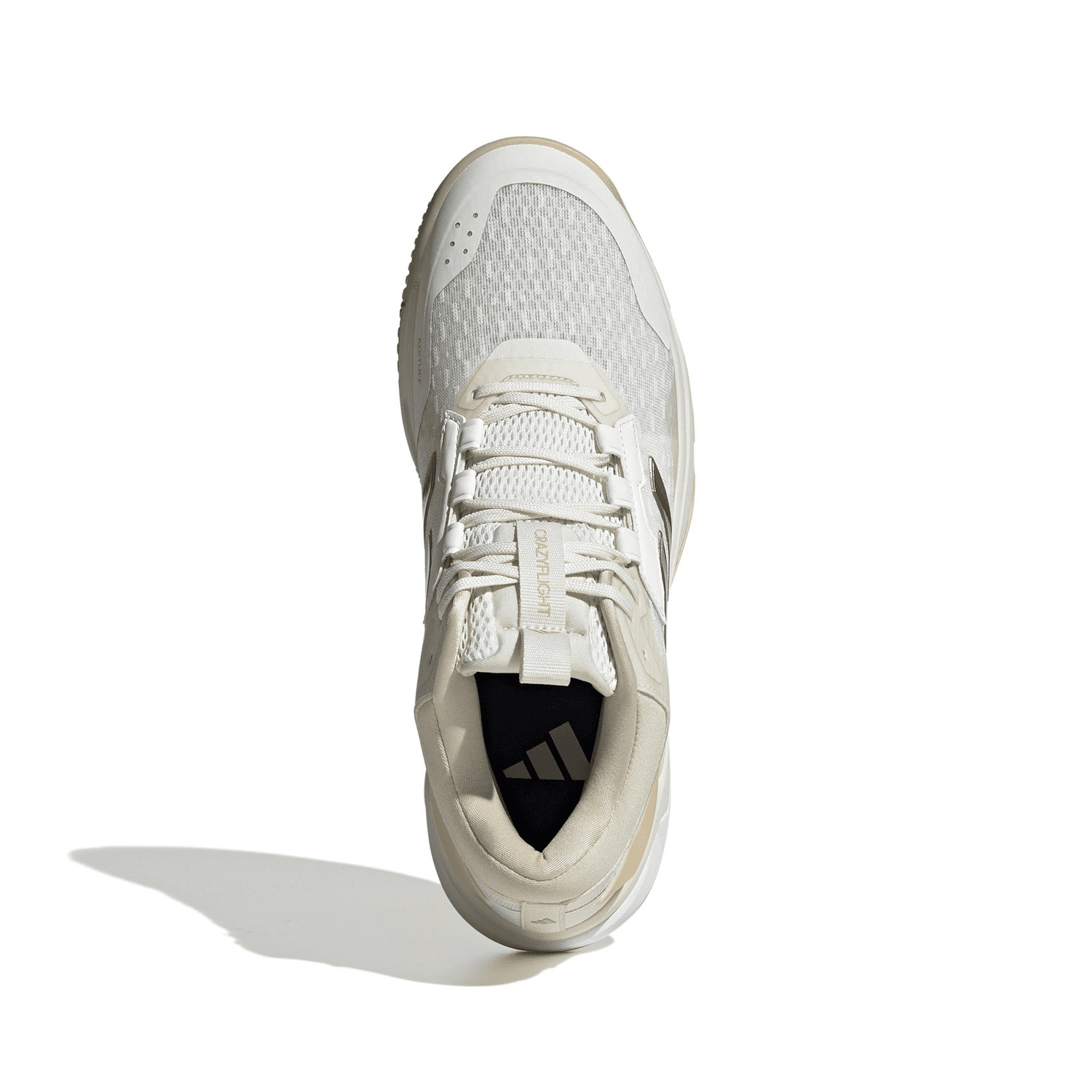 Кроссовки для спортзала Adidas Crazyflight 6 MID Топ Тренировочные кроссовки Женские Бежевый - изображение 3