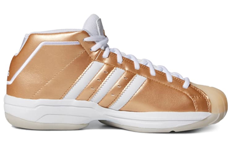 Кроссовки для баскетбола adidas PRO Model 2G White Gold - изображение 2